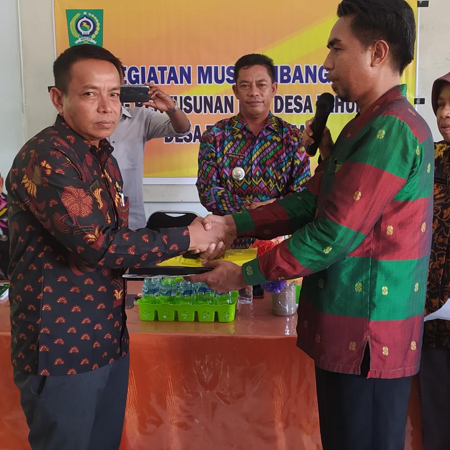 SERTIJAB KEPALA DESA TENTE DAN MUSRENGBANG DESA TENTE TAHUN 2020.