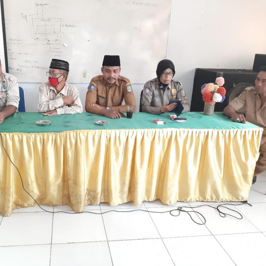 DAPAT BANTUAN MESIN PENGOLAH SAMPAH PEMDES TENTE RAPAT BERSAMA DENGAN BPD